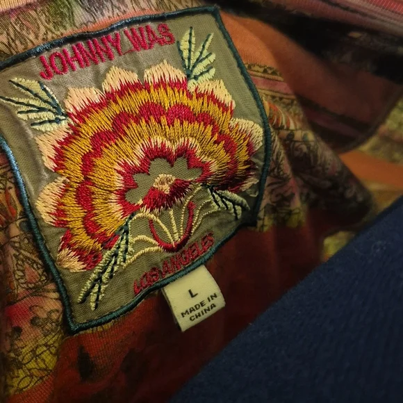 Johnny Was Womens Angelica Stripe 95% ,bamboo/5% Spandex.(#1691) Sz.L #J17121C - Picture 5 of 12